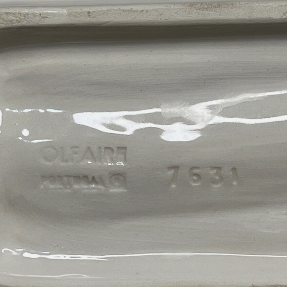 OLFAIRE Asparagus Rectangle Dish #7631 Made in Portugal 10" ~ Set of 2 - Picture 8 of 8